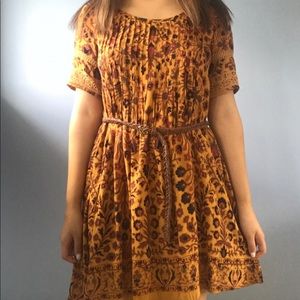 Yellow Floral Dress